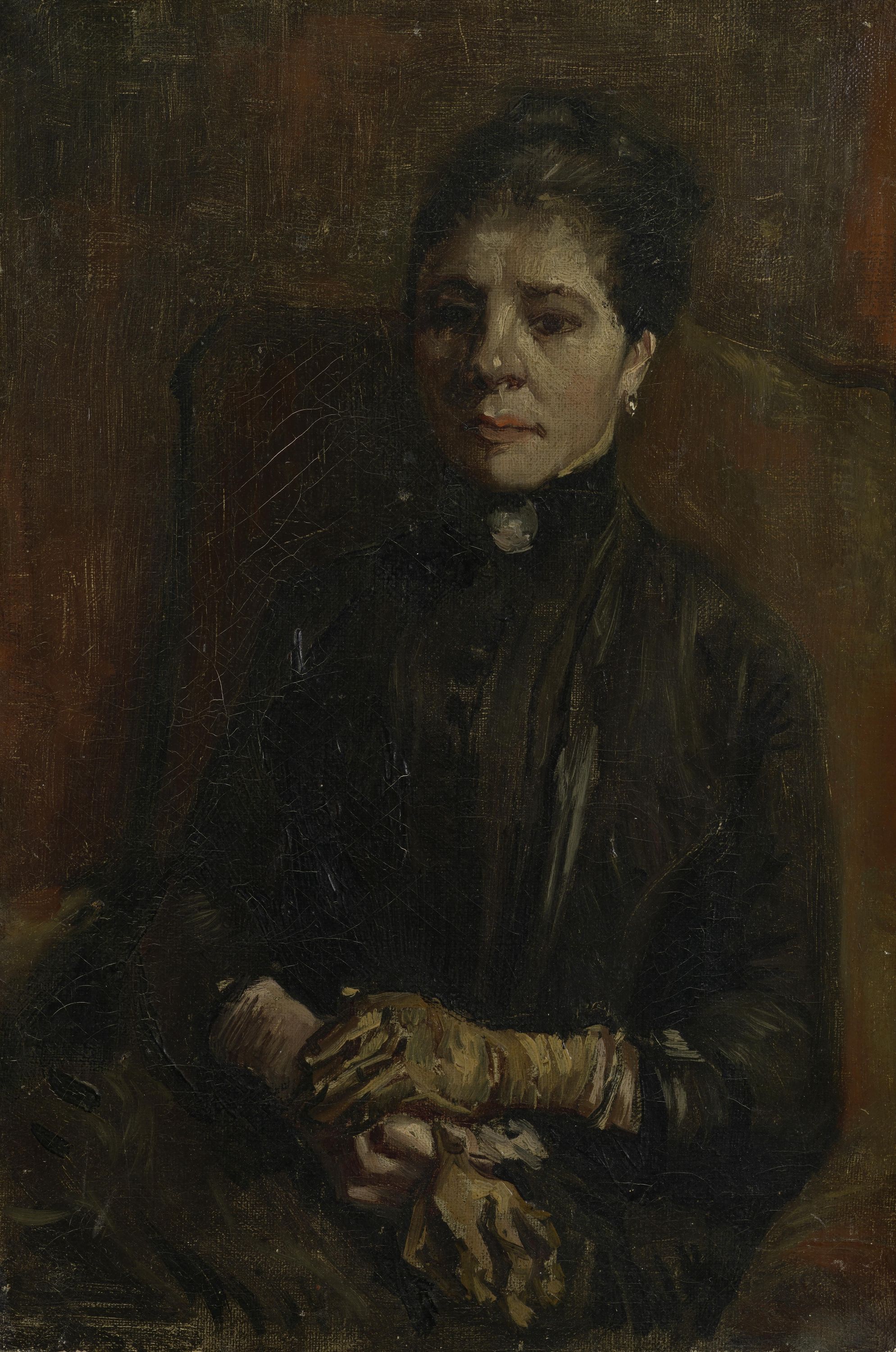 Картина Ван Гога Портрет сидящей женщины 1886
